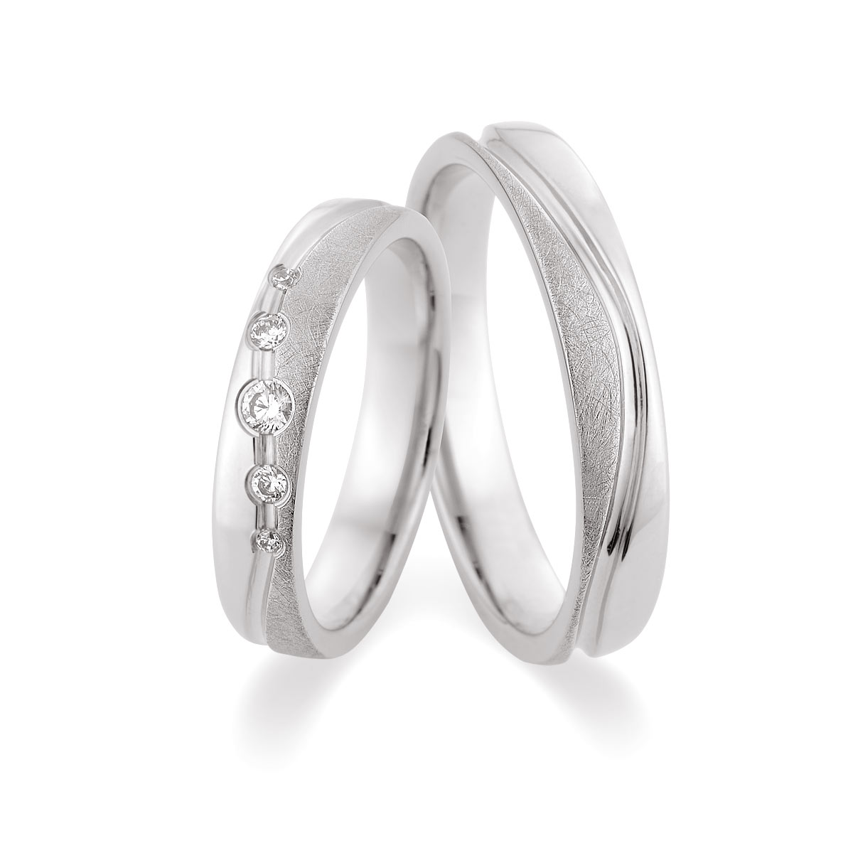 Trauringe Landsberg Eheringe  375 Weißgold 517511-40