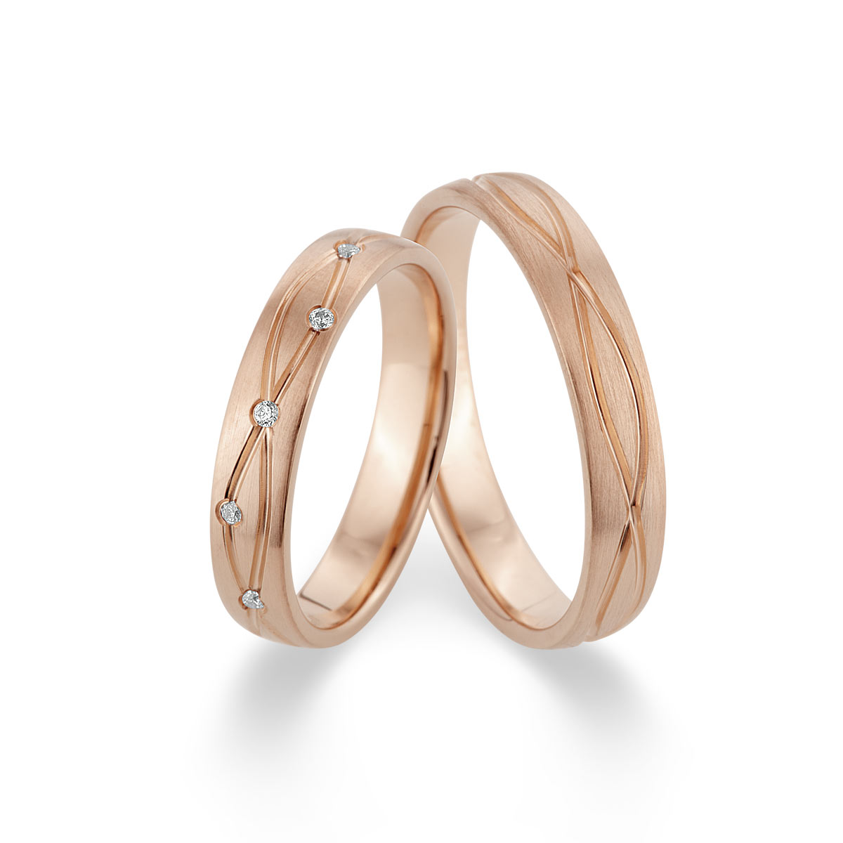 Trauringe Landsberg Eheringe  333 Rotgold 517522-40