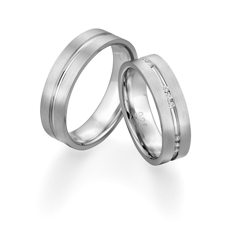 Freundschaftsringe Landsberg 925 Silber rhodiniert 520049-59