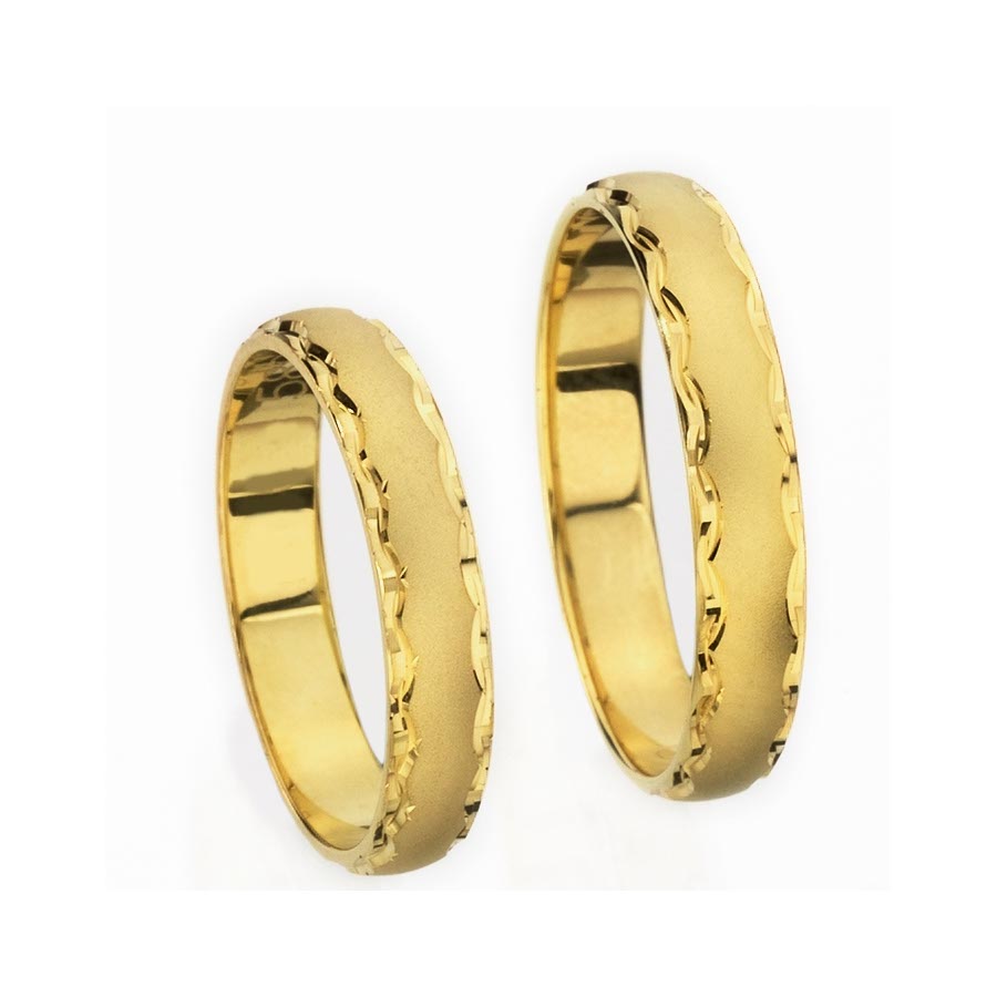 Trauringe / Eheringe 333 Gelbgold 512588-40