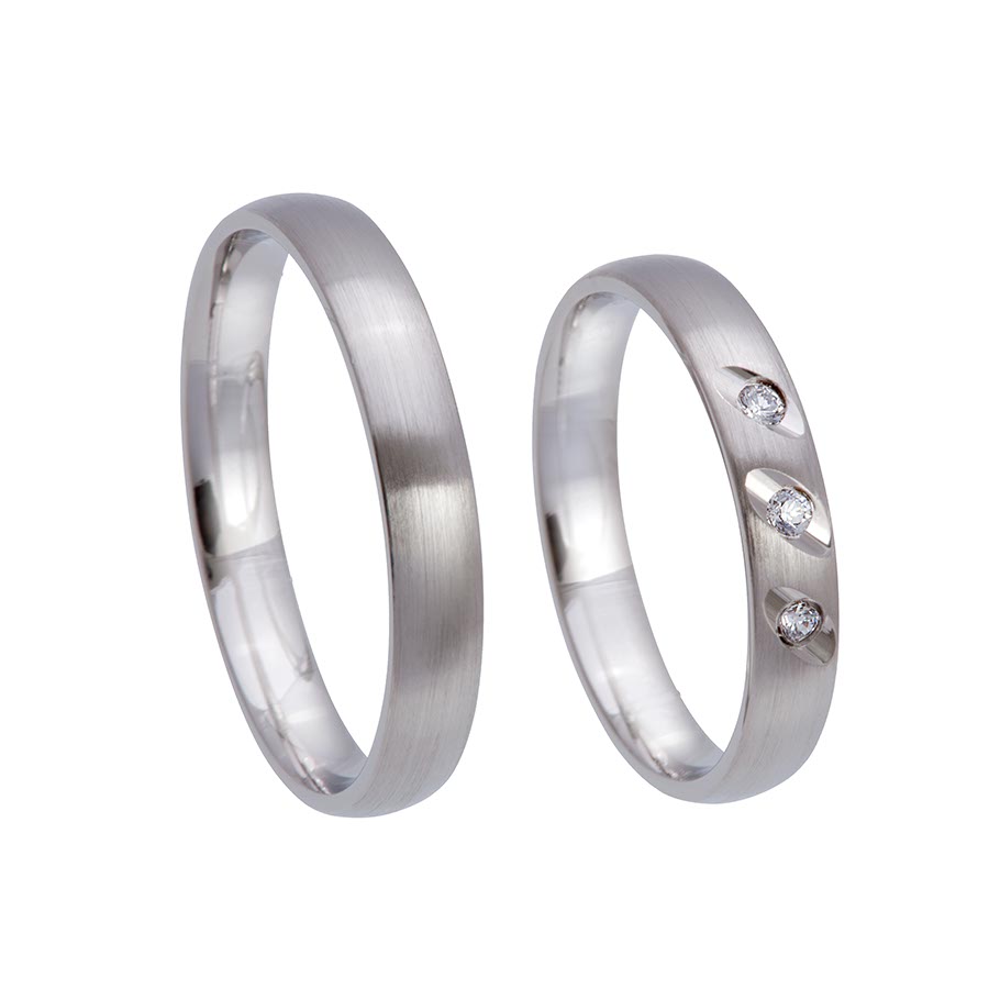 Trauringe Landsberg 375 Weißgold 517349-35