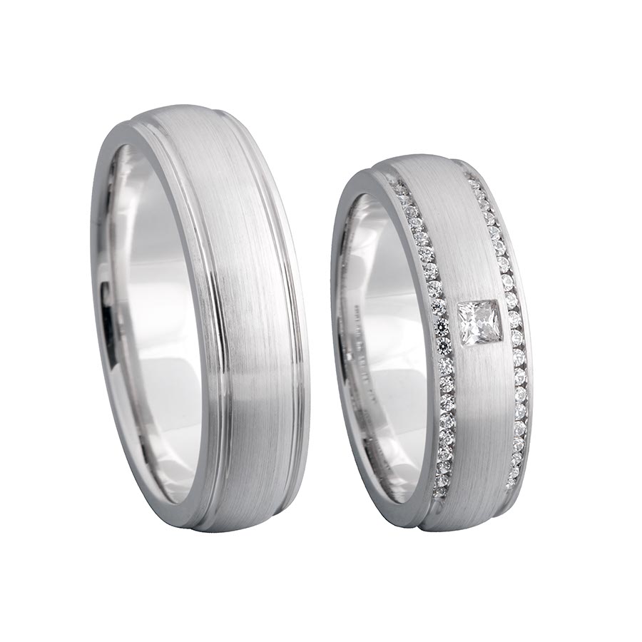 Freundschaftsringe Landsberg 925 Silber rhodiniert 520063-62